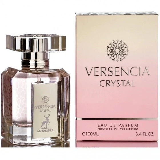 عطر ادکلن الحمبرا ورسنسیا کریستال (مشابه ورساچه برایت کریستال صورتی) |  100ml
